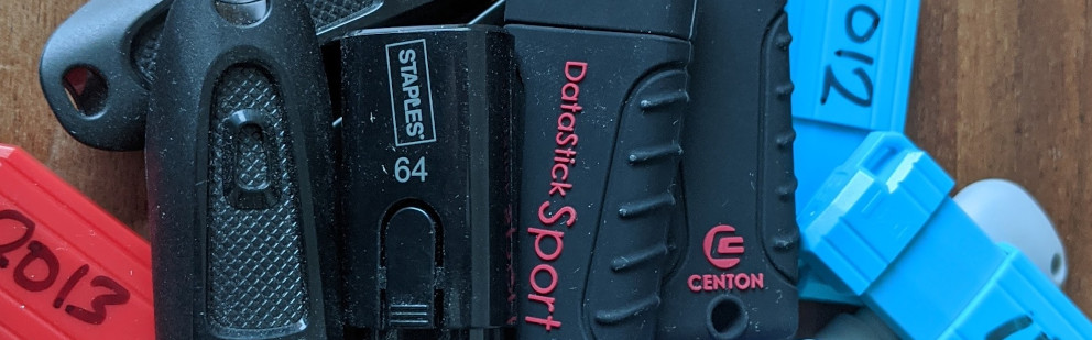 Picture of thumb drives